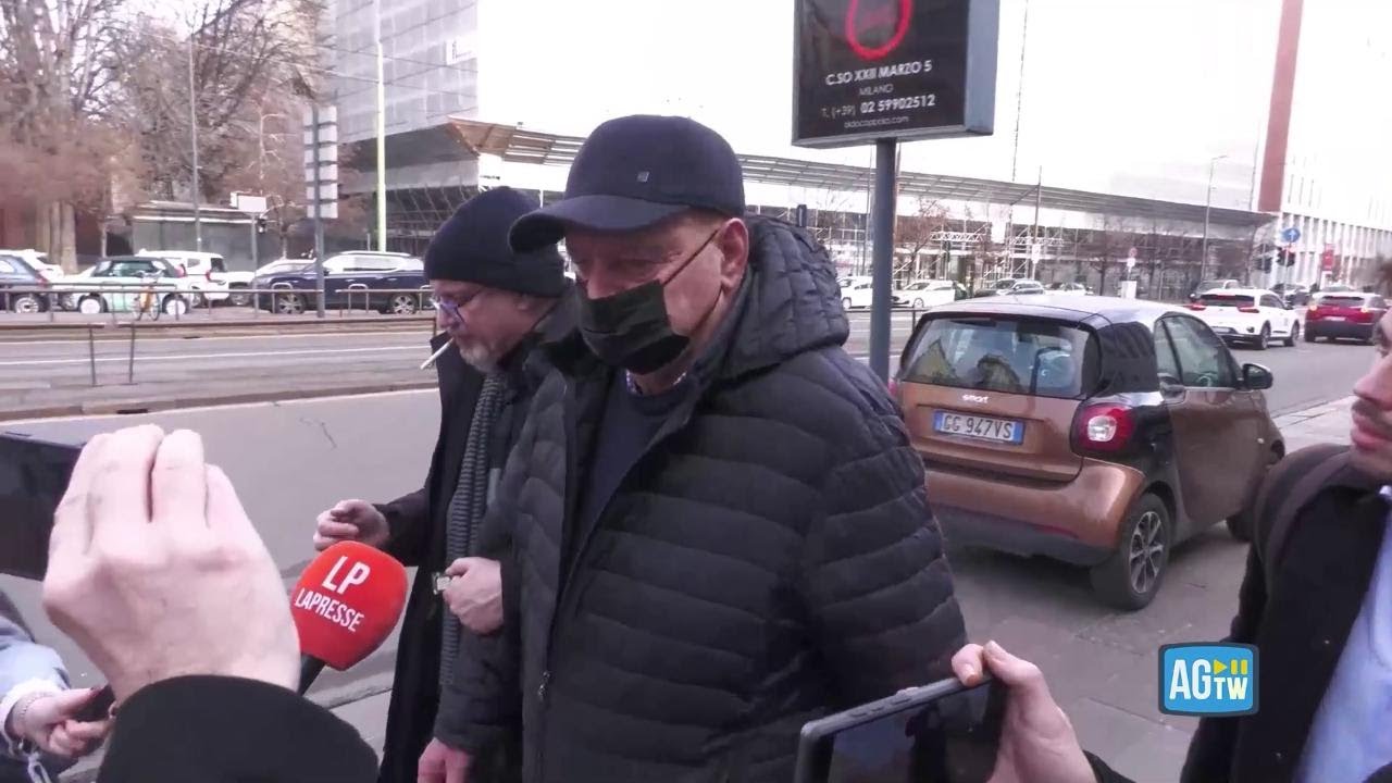 CECCHINI A SARAJEVO, l'80enne indagato esce dal tribunale di Milano dopo l'interrogatorio