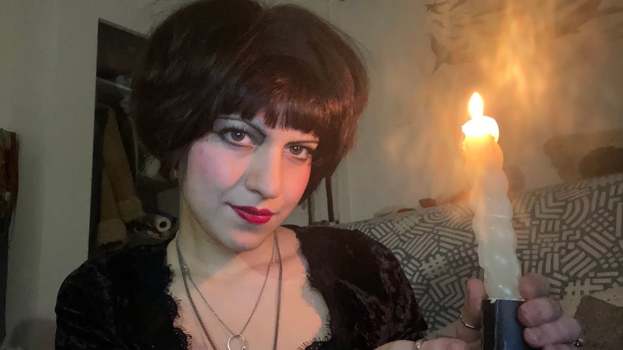 asmr ~ goth getting you ready for the club (spiritually + physically) (it’s 1986)