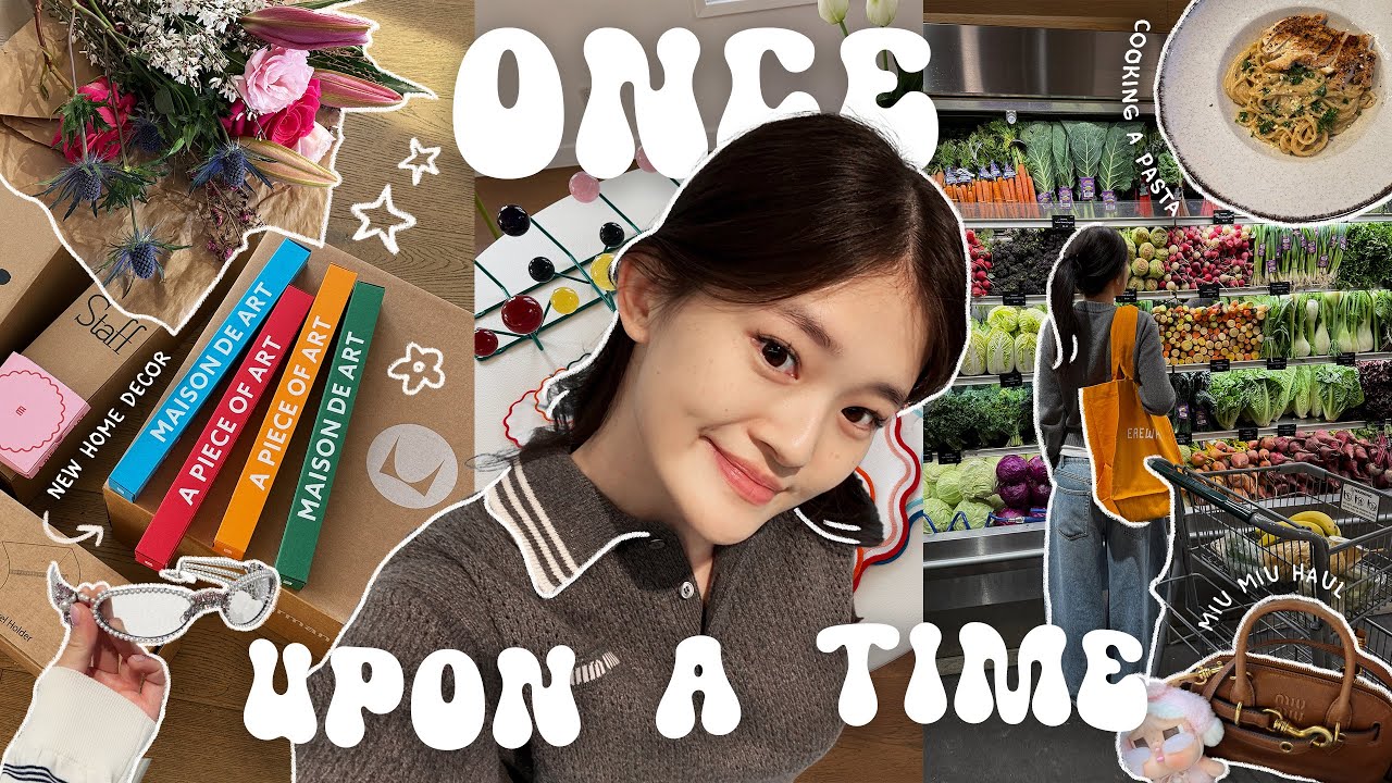 OUAT: $3000 shopping spree, groceries🥬, Miu Miu HAUL, home updates, cooking on my new kitchen🍝
