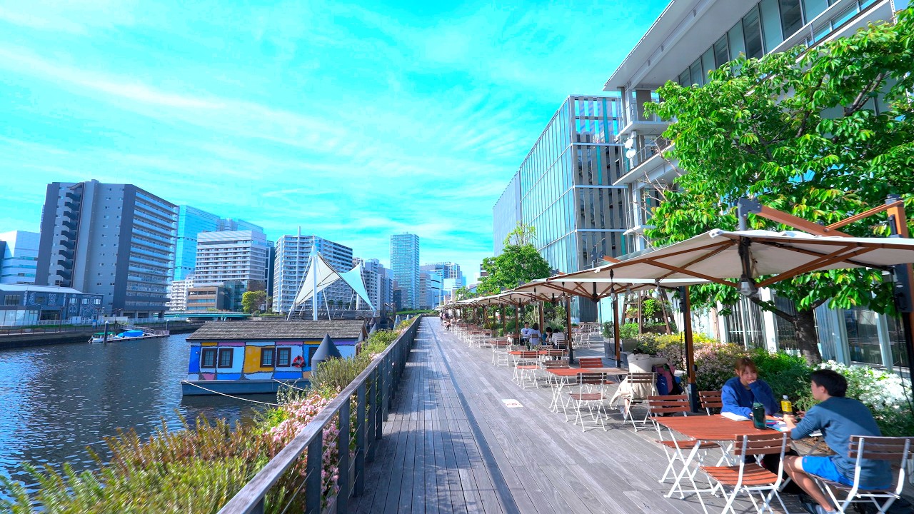 TOKYO Tennozu Isle Walk - Japan 4K HDR