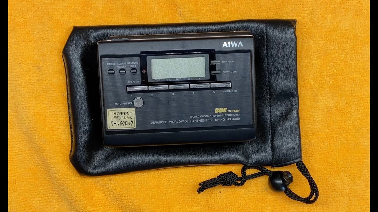 Aiwa HS-JX50 JX505 walkman - cassette player repair fix #diy #repair #japan special E0041