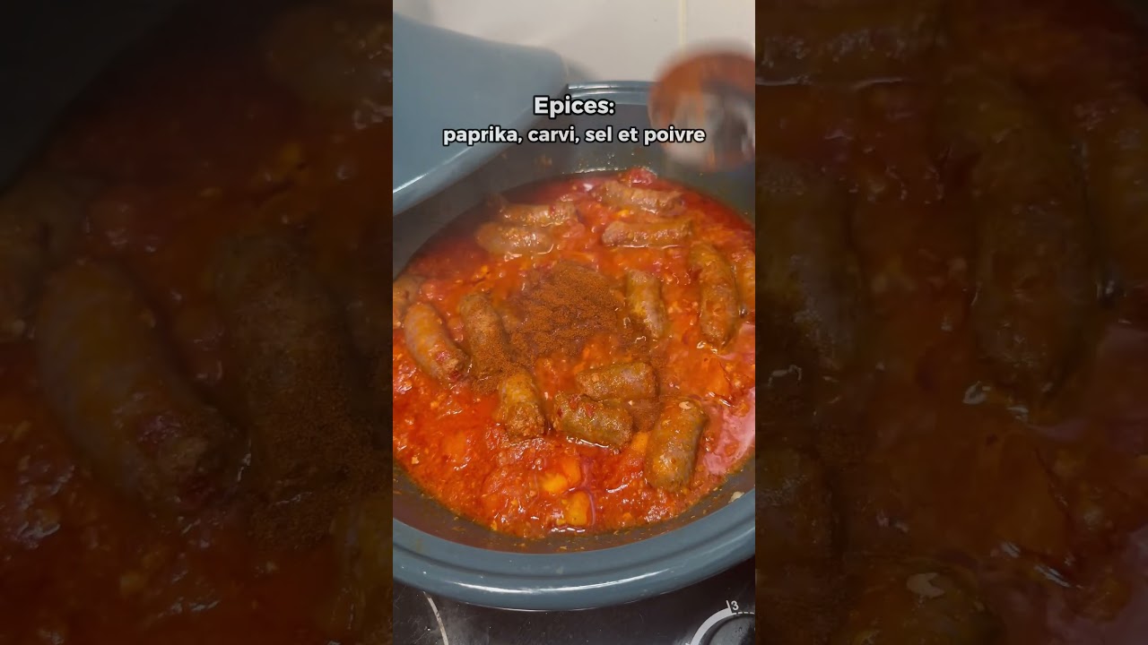 Recette de la ojja aux merguez 🇹🇳 #recette #recettefacile #ojja #ojjamerguez #recettetunisienne