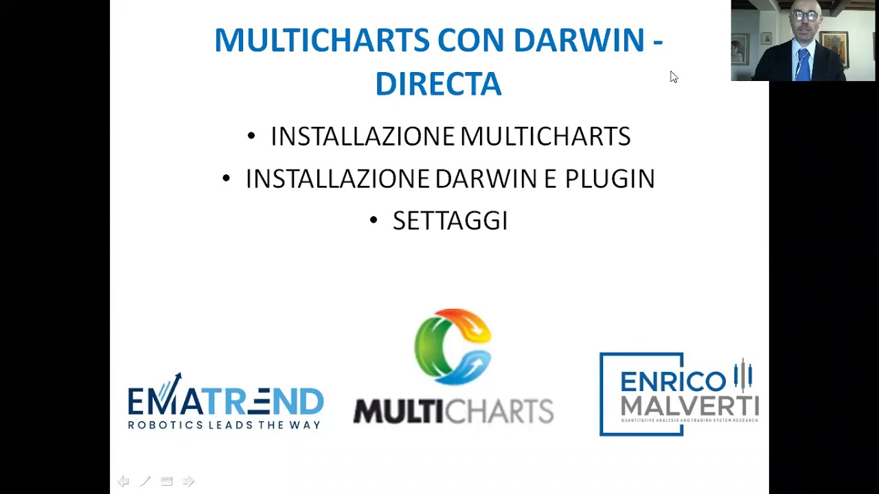 Installazione di Multicharts e integrazione con Darwin di Directa