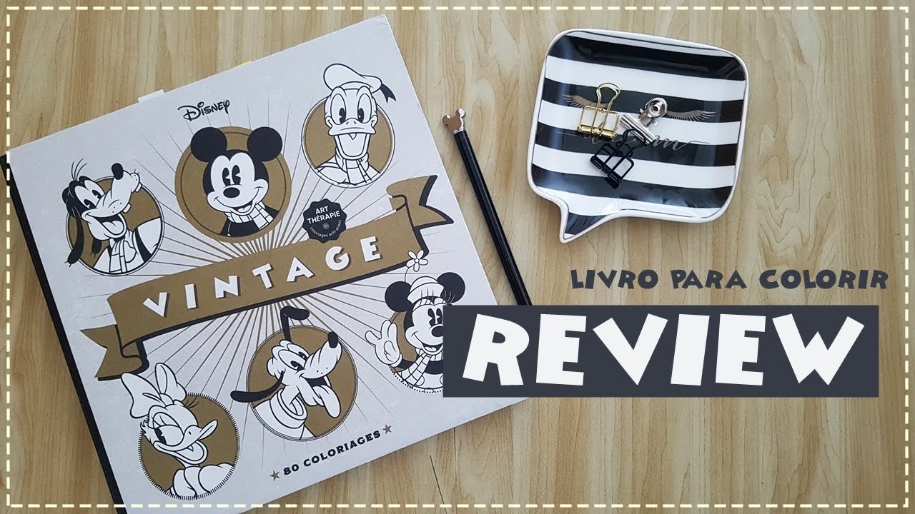 REVIEW Livro para Colorir Vintage - Hachette Heroes