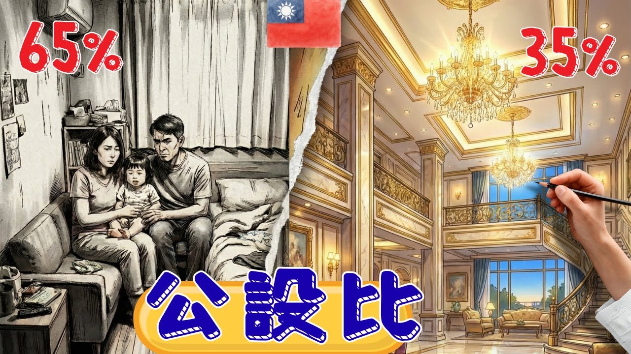 【公設比】被合法包裝的房市數學騙局｜實坪單價真的貴兩倍？一張白板算給你看｜35％公設比要你付500萬｜ ＥＰ1