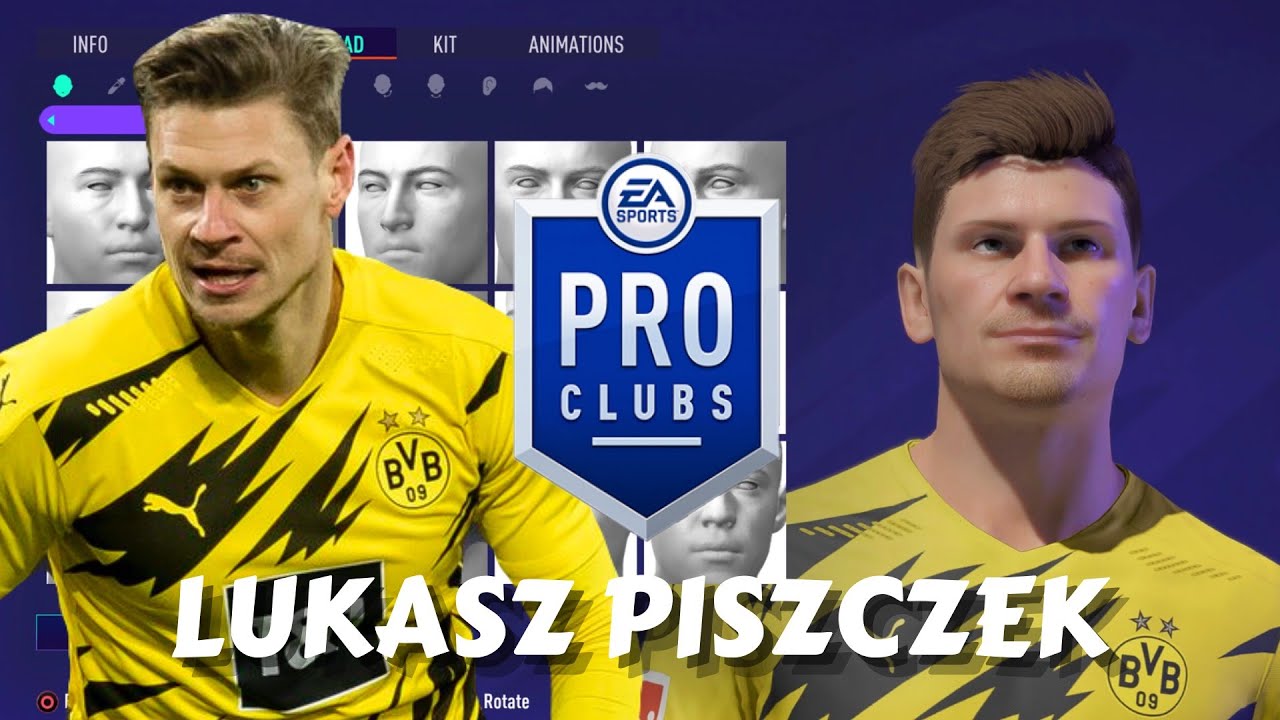 FIFA 21 Lukasz Piszczek Pro Clubs Creation