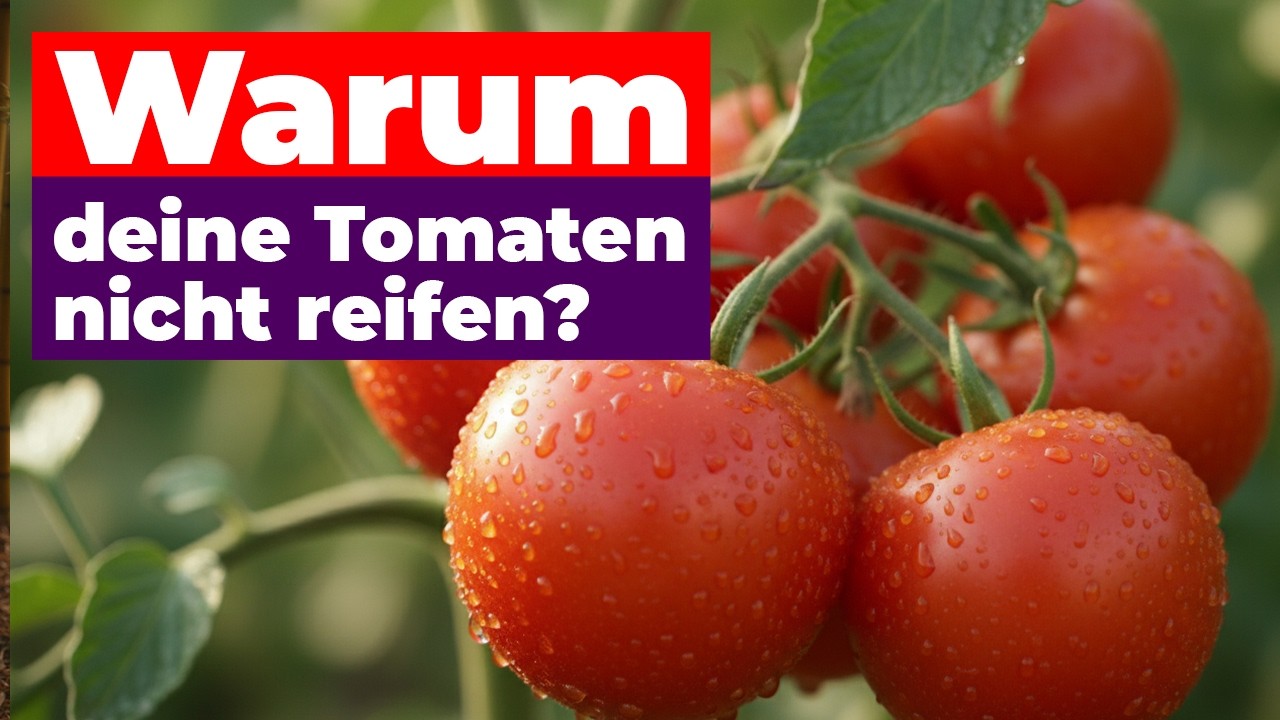 Warum deine Tomaten nicht reifen? 🍅 Die 6 wahren Gründe & was wirklich hilft!