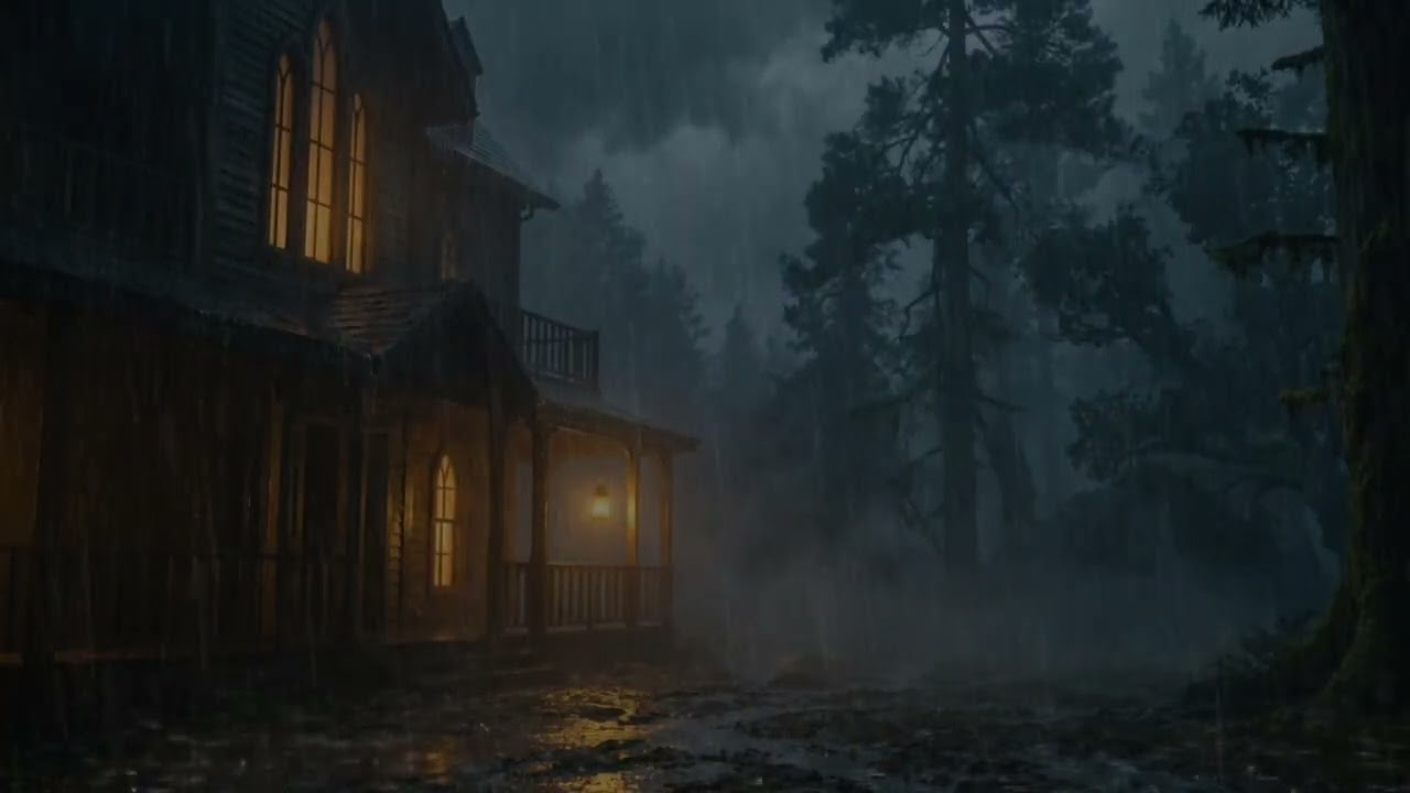 Gentle Spring Garden Rain Sounds (No Ads) | Deep Tranquil Night for Restful Sleep & Relaxation