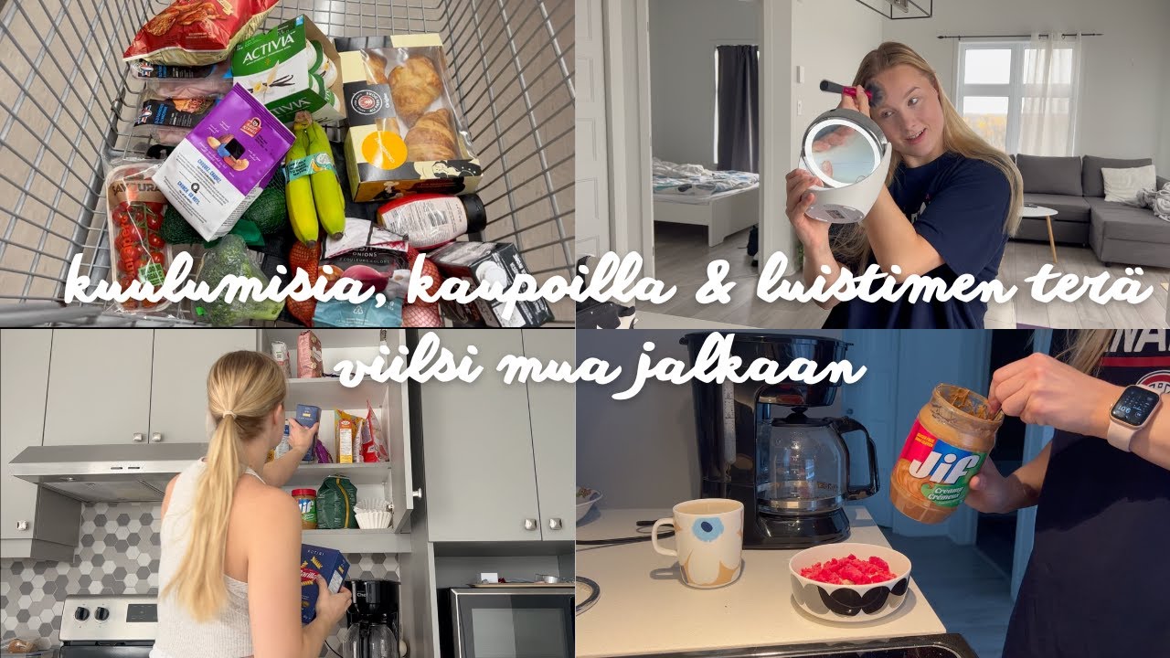 kuulumisia, kaupoilla & storytime: kaverin terä viilsi mua reiteen 🥹 VLOGI