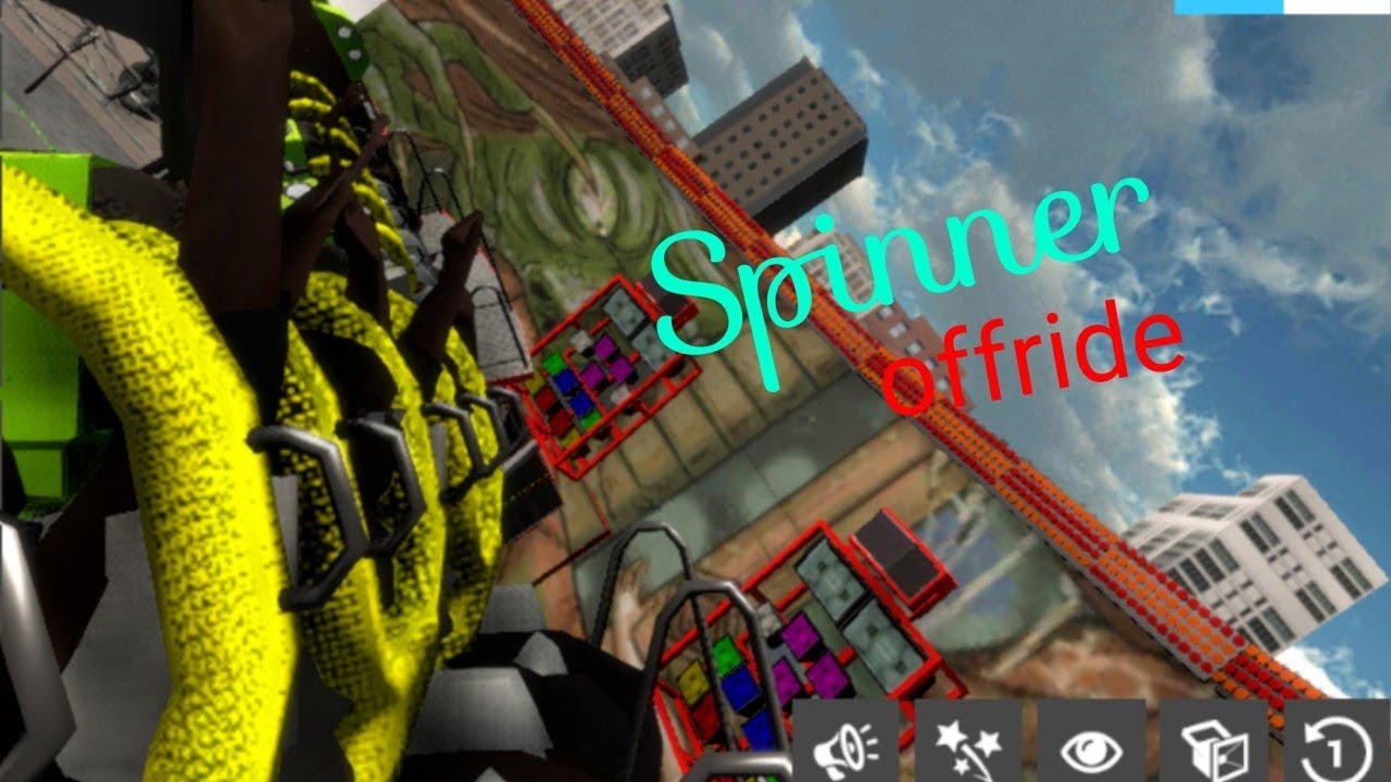 Funfair Ride Simulator 4 Spinner (Ghost Spin) offride FRS4