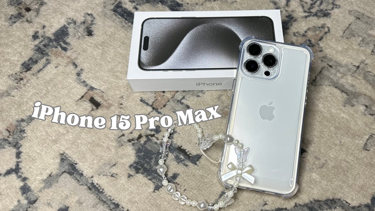 iPhone 15 Pro Max: Unveiling the Dazzling White Titanium Edition! 🤍