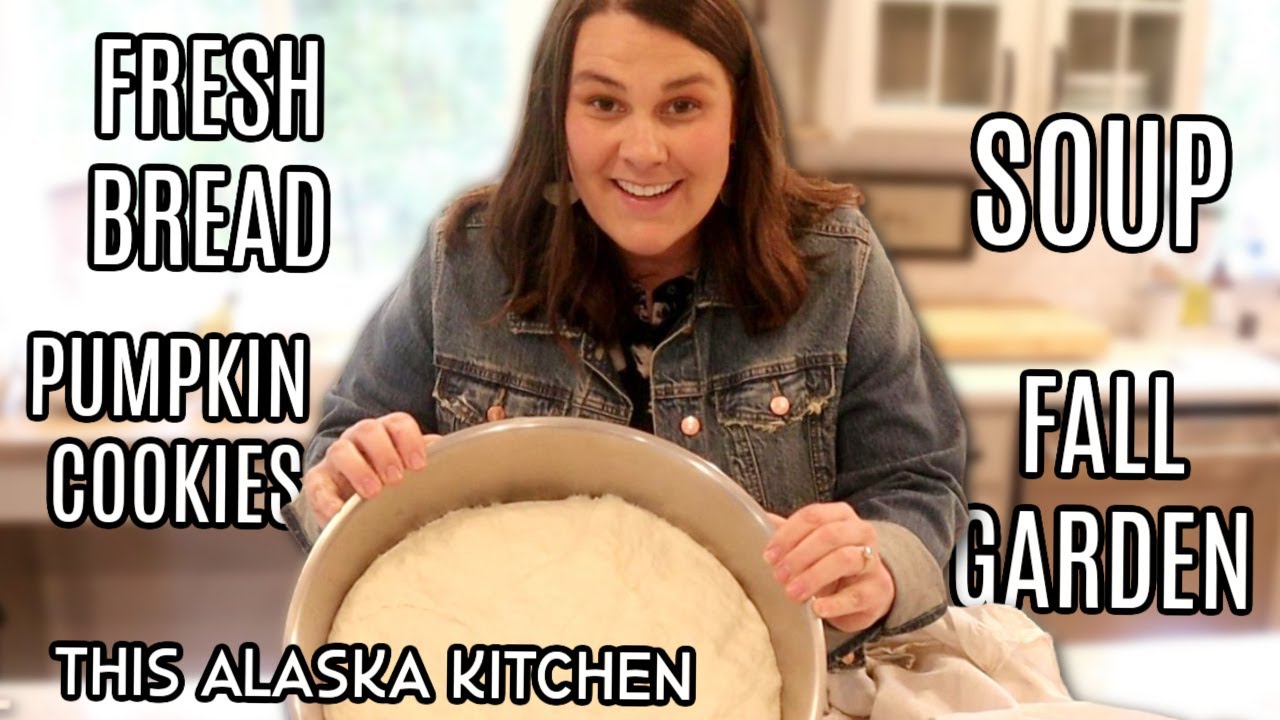 FALL Cook With Me | Bread, Soup & Pumpkin Cookies