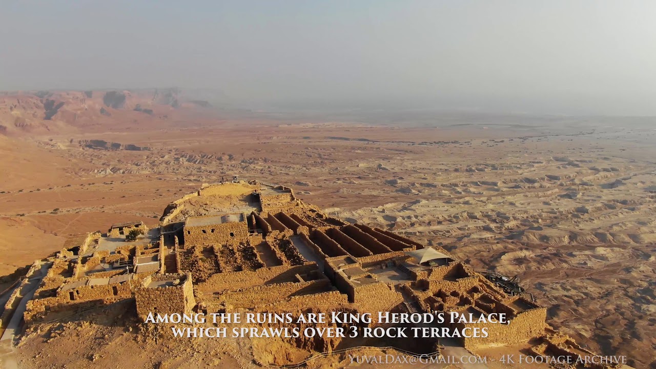 Back to Masada / Israel Aerial 4K