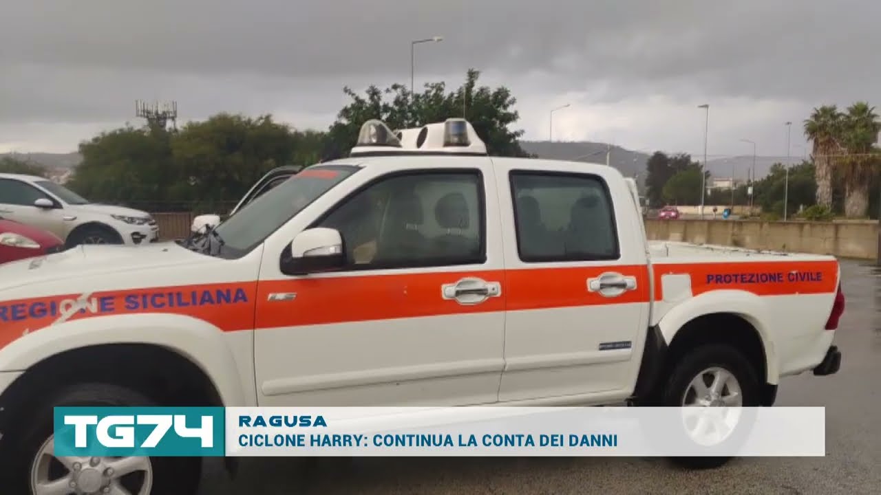 RAGUSA - CICLONE HARRY, CONTINUA LA CONTA DEI DANNI
