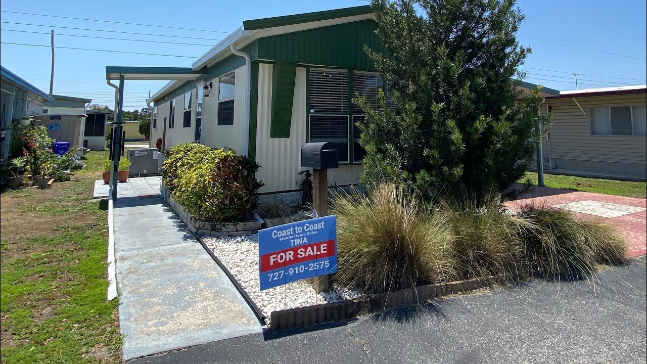 2BED/1BATH MOBILE HOME IN 55+ LAKELAND COMMUNITY