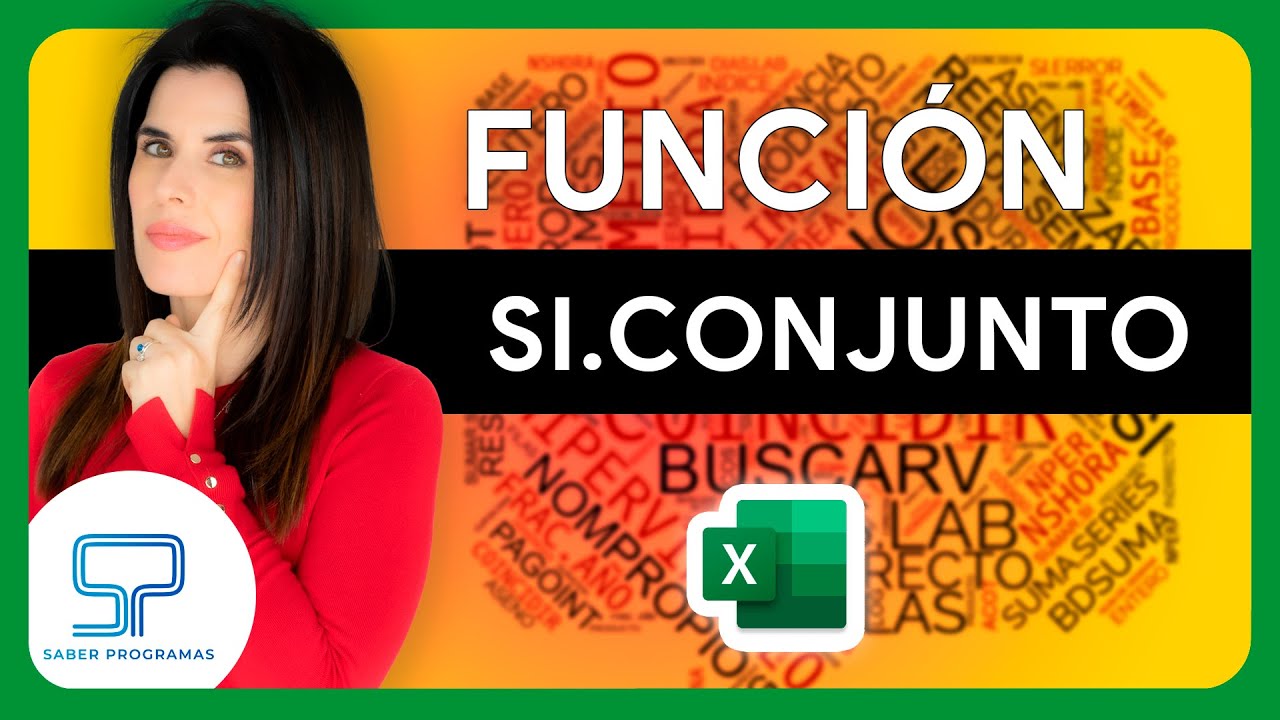 Usar la función SI.CONJUNTO en Excel ✅