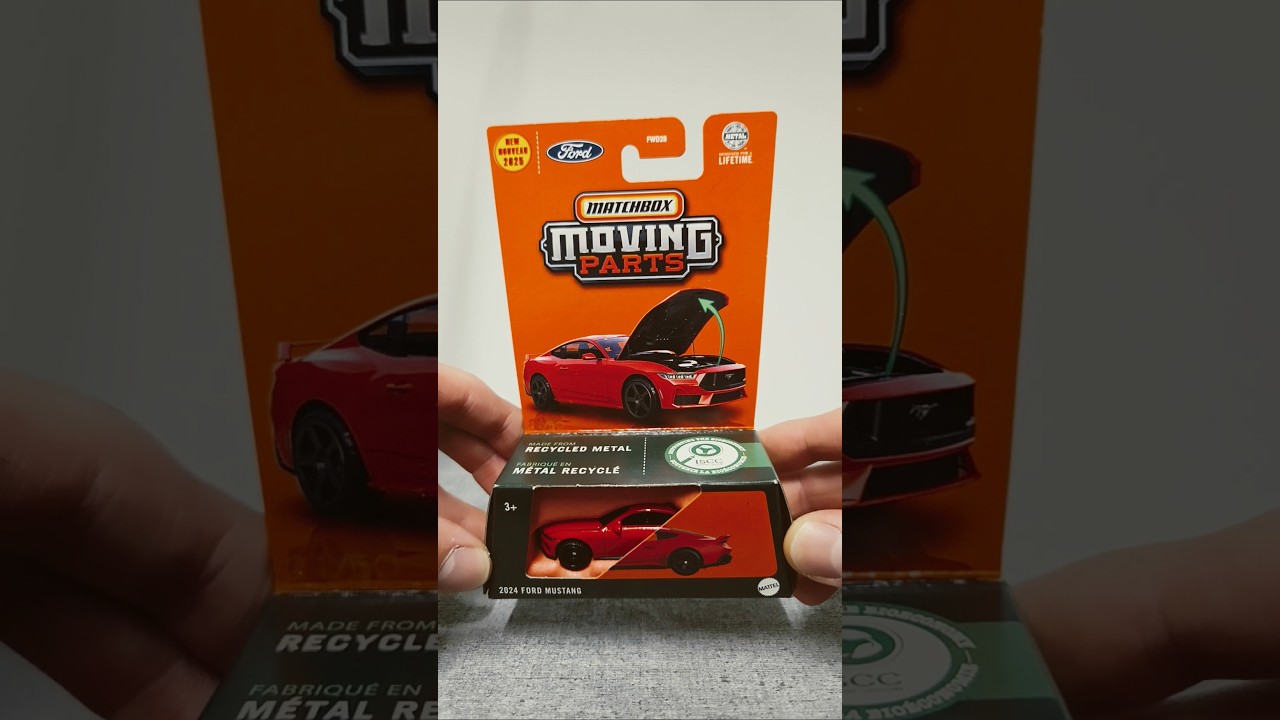 Matchbox Ford Mustang GT 2025 Diecast Custom #matchbox #hotwheels #mattel Moving Parts Anniversary