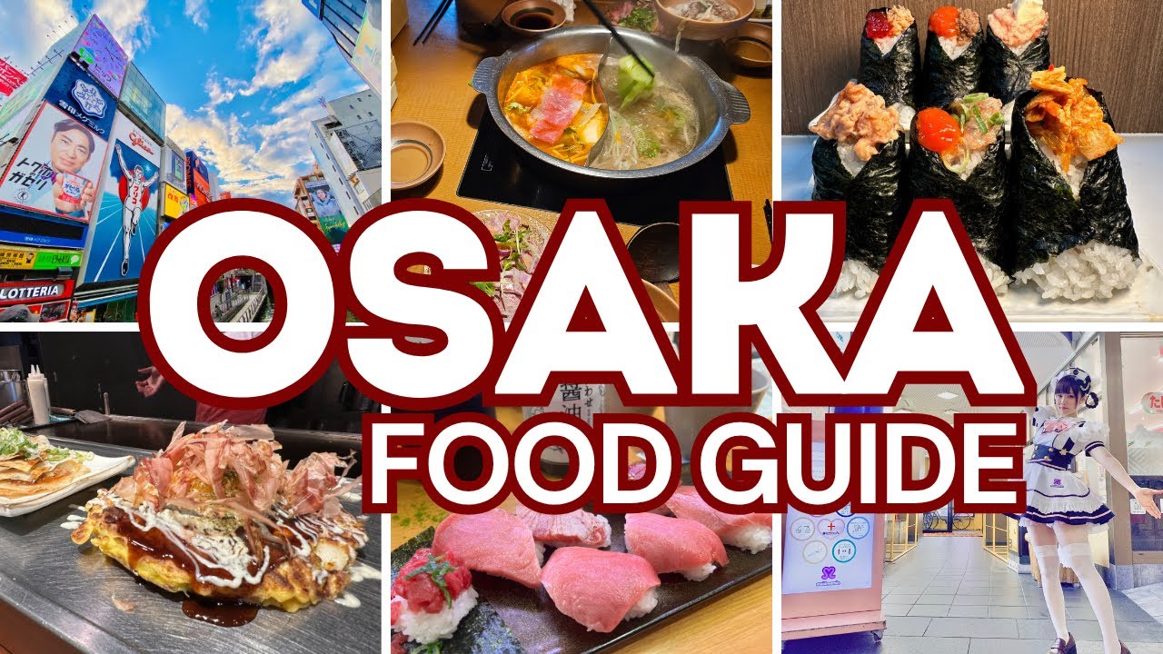 Osaka Food Guide 🇯🇵 10 Must-Try Dishes in Japan