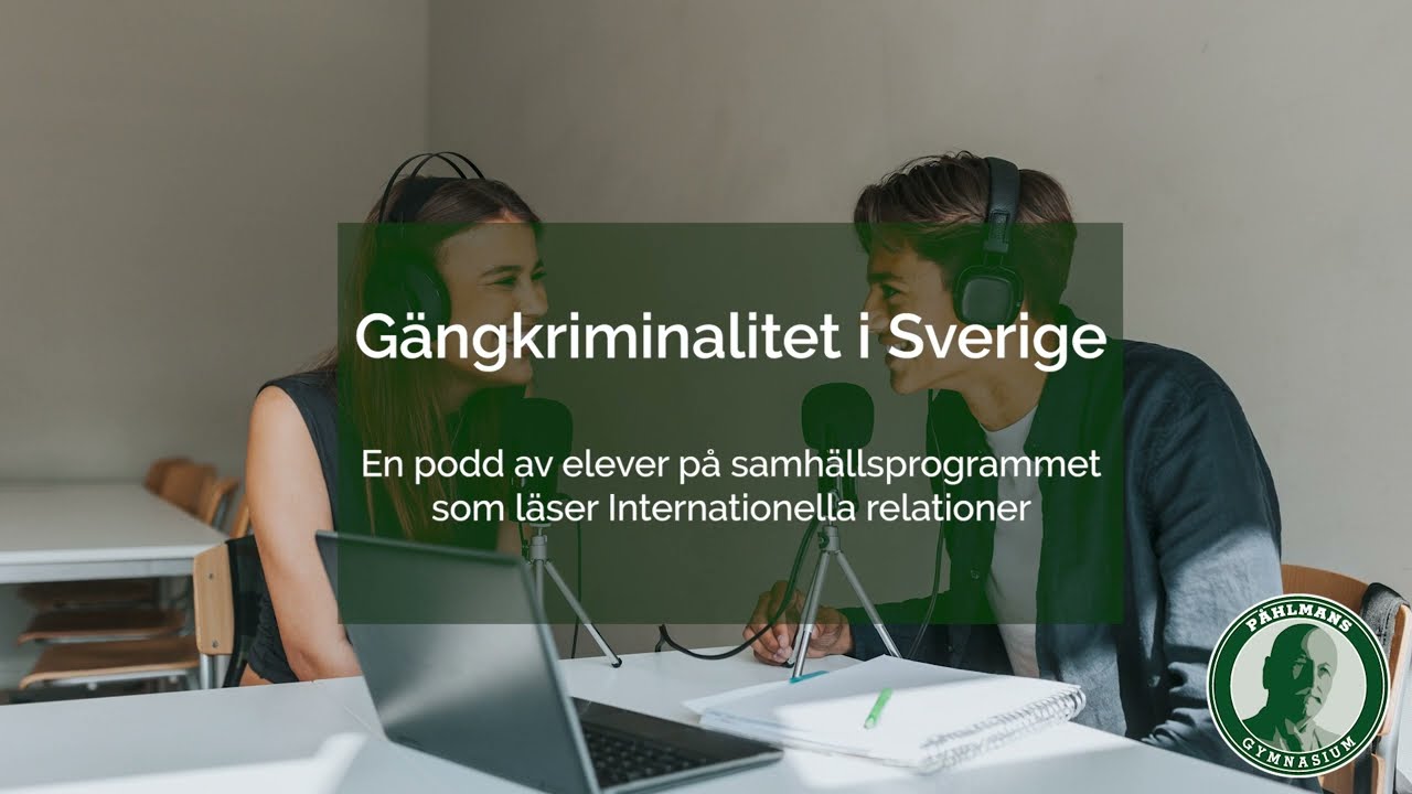 Internationella relationer - En podd om gängkriminalitet i Sverige