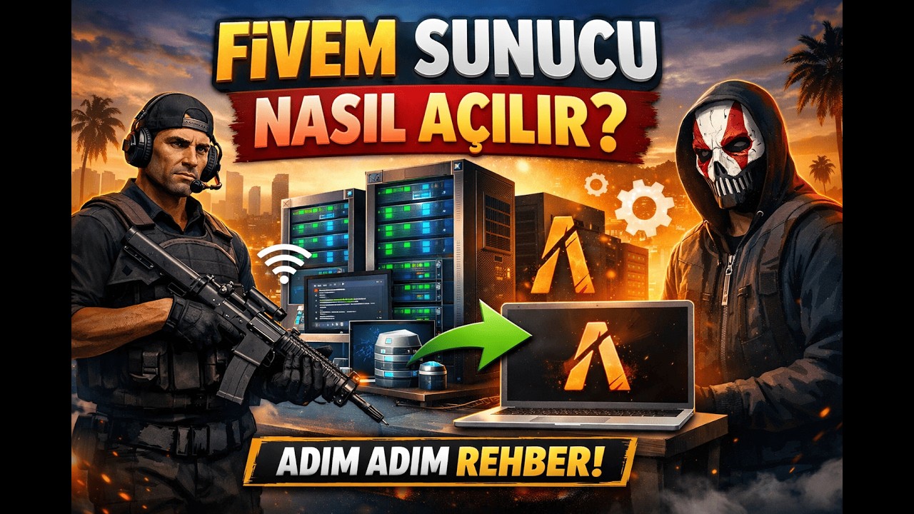 Fivemde sunucu nasıl açılır | nasıl txadmin kurulur | #fivem #fivemhighlights #rp #roleplay