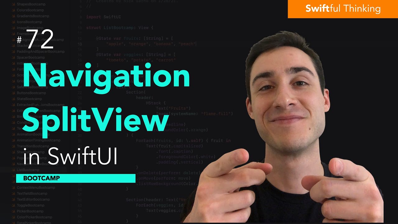 How to use NavigationSplitView in SwiftUI | Bootcamp #72