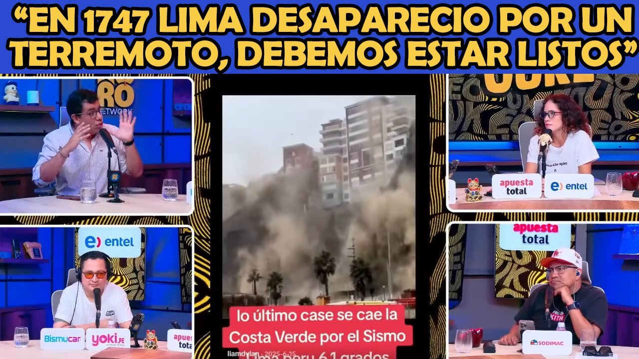 ESPECIALISTA ADIVIERTE que SISMO EN LIMA podría DARSE EN CUALQUIER MOMENTO | LA RORO NETWORK OUKE