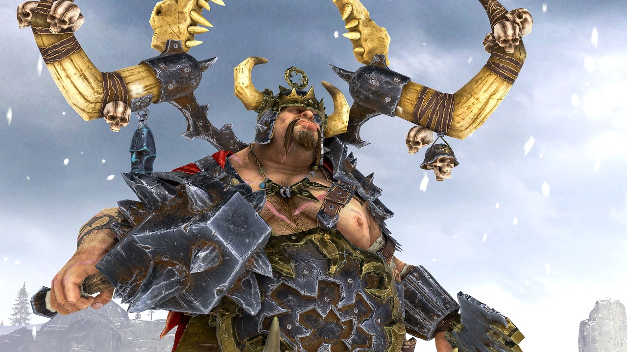 OGRE KINGDOMS vs GREENSKINS - TotalWar Warhammer 3 cinematic battle