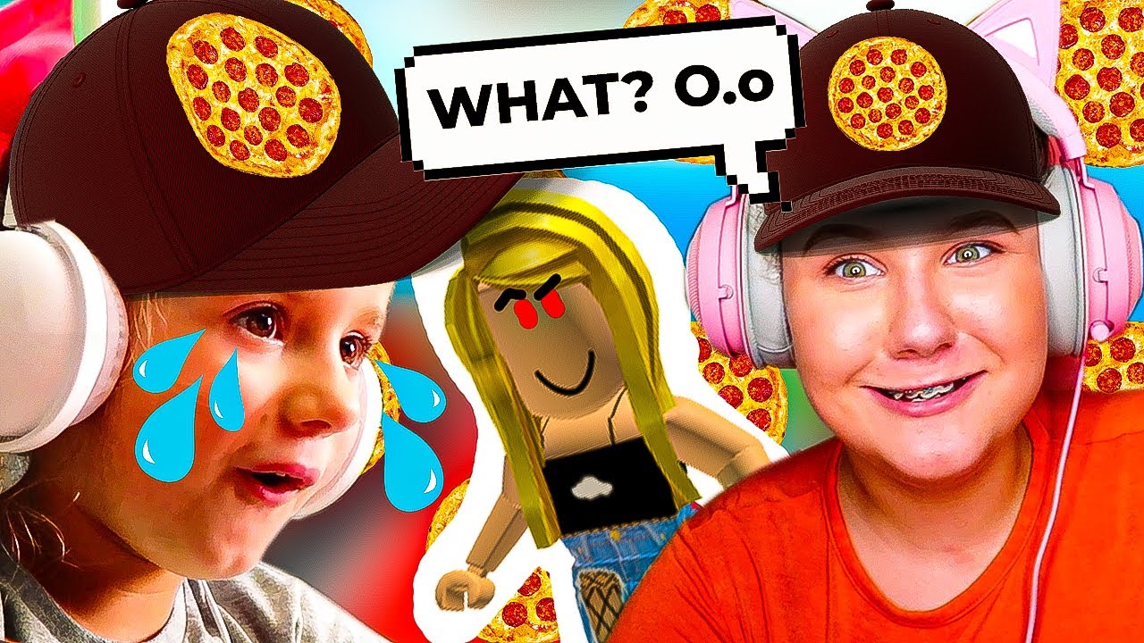 My Hater is Trolling My Little Sister!! Roblox Work At A Pizza Place