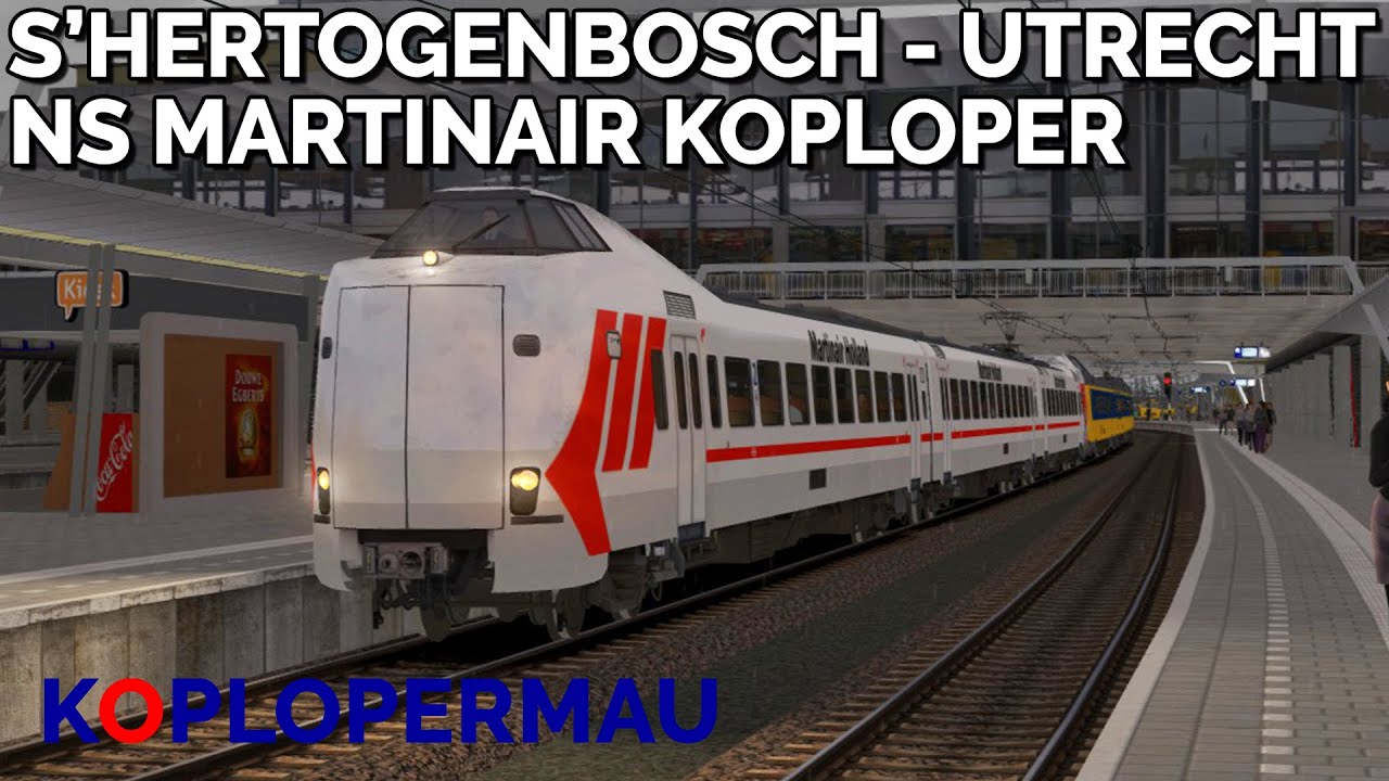 Train Simulator 2021: Van s'Hertogenbosch naar Utrecht Centraal met de Martinair NS ICM Koploper!