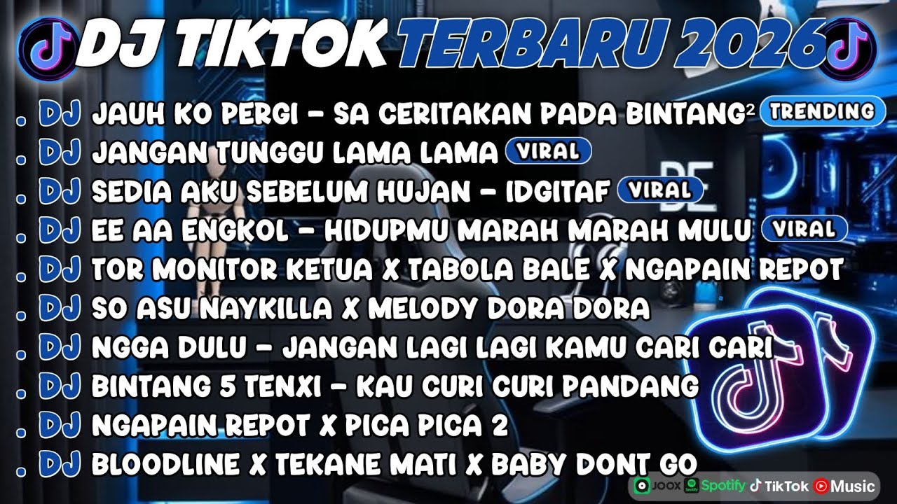 DJ TIKTOK TERBARU 2026🎵DJ JAUH KO PERGI - SA CERITAKAN PADA BINTANG²🎵DJ JANGAN TUNGGU LAMA LAMA