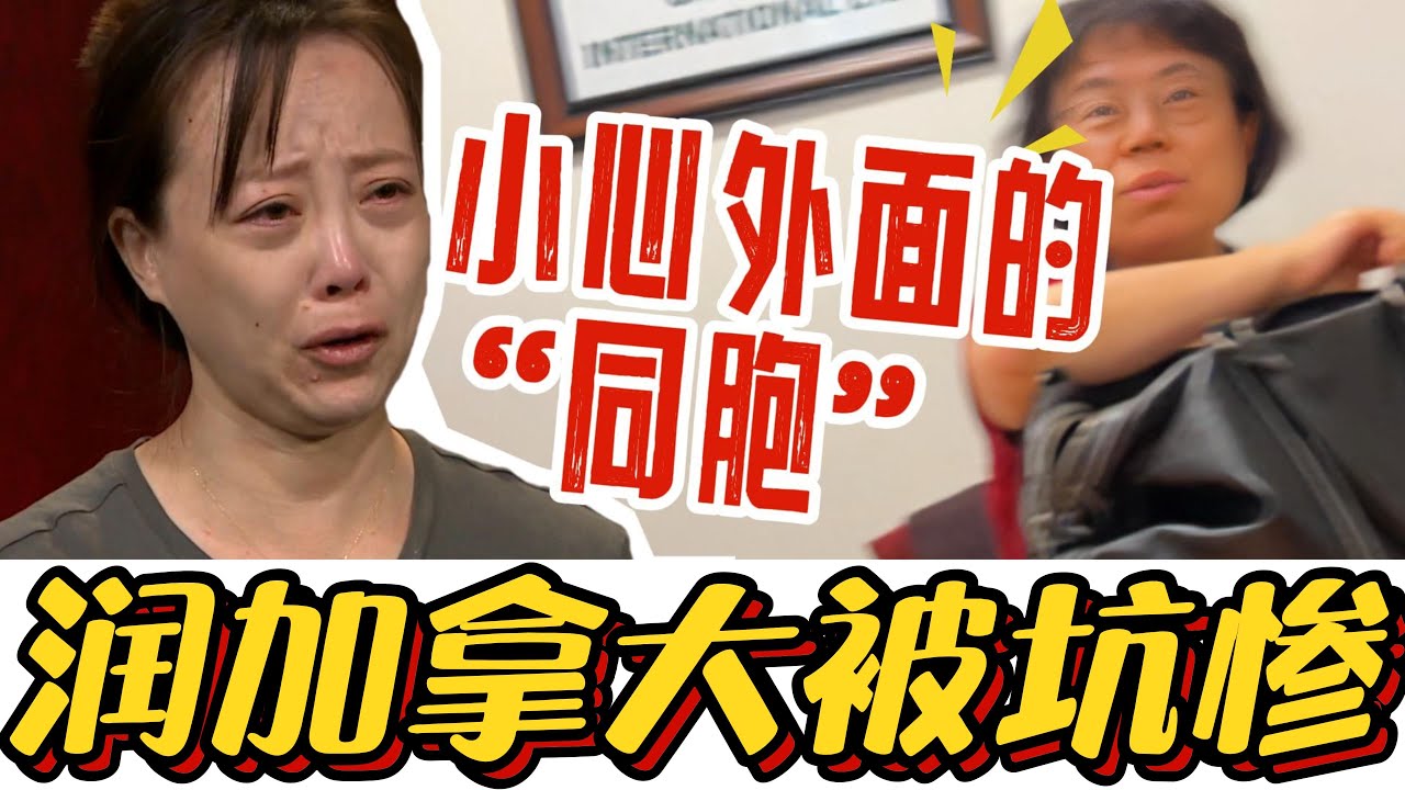 一家三口移民加拿大被“同胞”骗惨，颠沛流离大半年后返回中国！#华人移民 #加拿大 #避雷 #移民骗局 #润学#华人