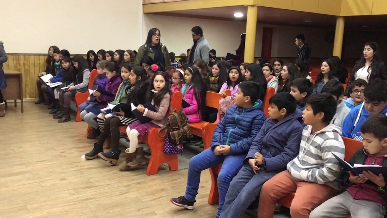 Ensayo Coro de Niños IEP Laja -  Salmo 125 en Hebreo