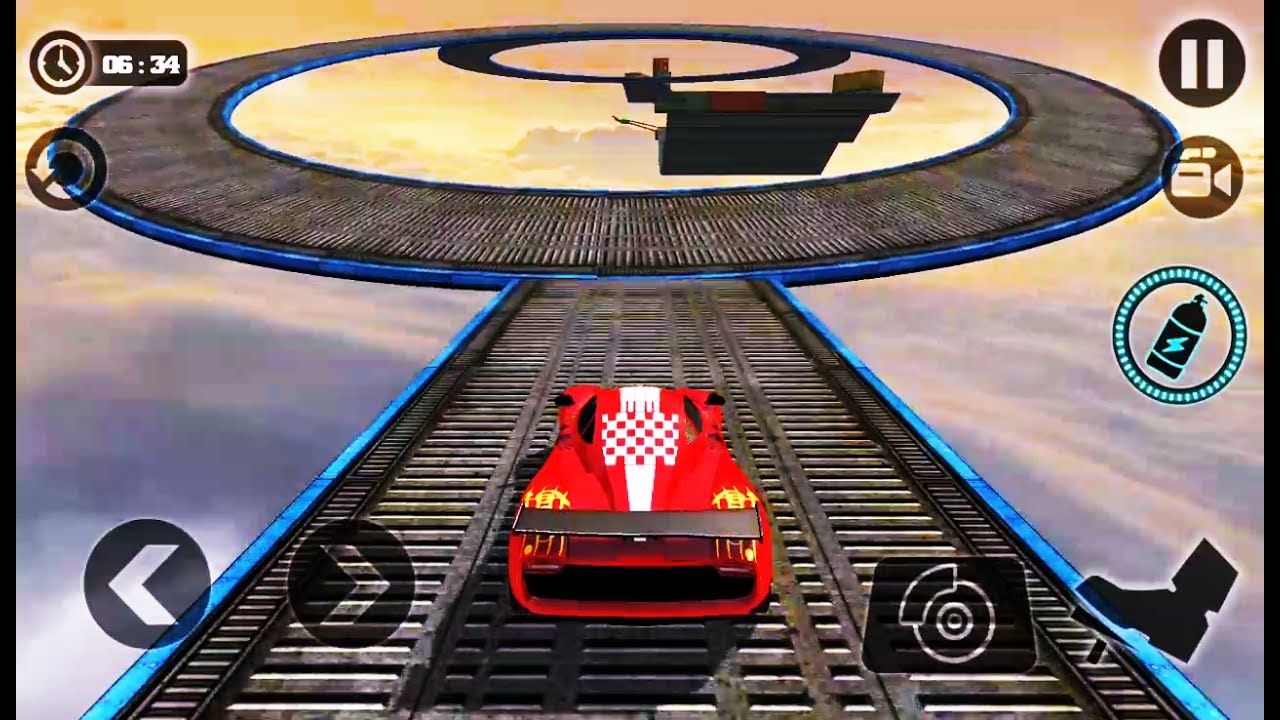 Impossible Stunt Car Tracks 3D-Best Android Gameplay HD #6 (GAME COMPLETE)