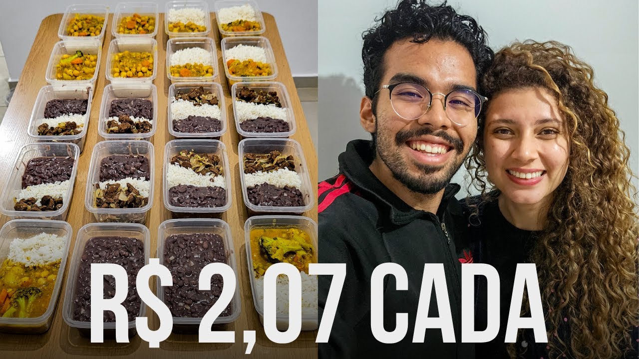 FAZENDO COMIDA PARA SEMANA TODA COM R$ 37,00 (marmitas para semana)