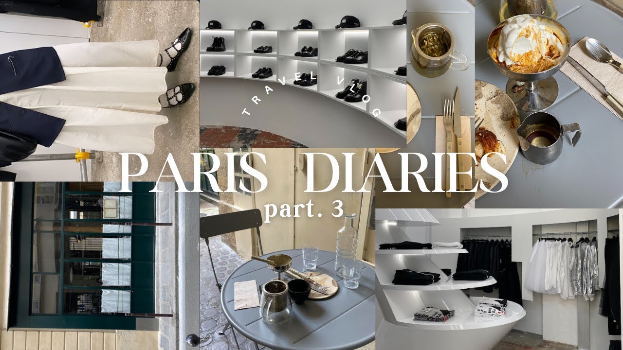 Paris solo diaries𓍢ִ໋☕️🍨✧˚ ༘⋆| dover street fashion, museums, Kmart, affogato, cafes & more
