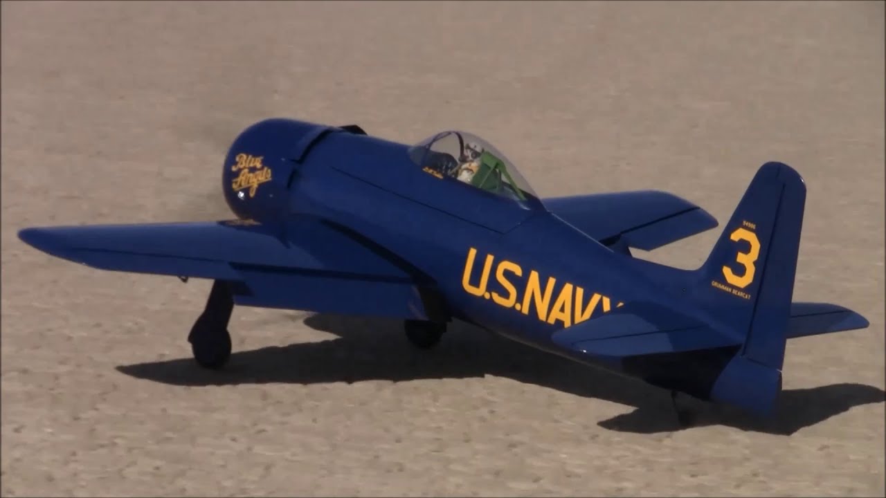 VQ Warbirds F8F Bearcat w/EME 70cc Twin Gas Engine by Brent Hecht