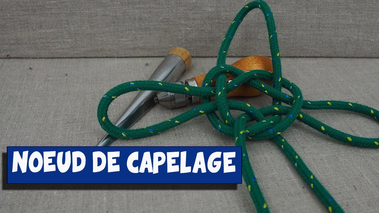Noeud de Capelage ( de pichet, mât de fortune ) #Boucles multiples # Décoratif #ABOK 1169