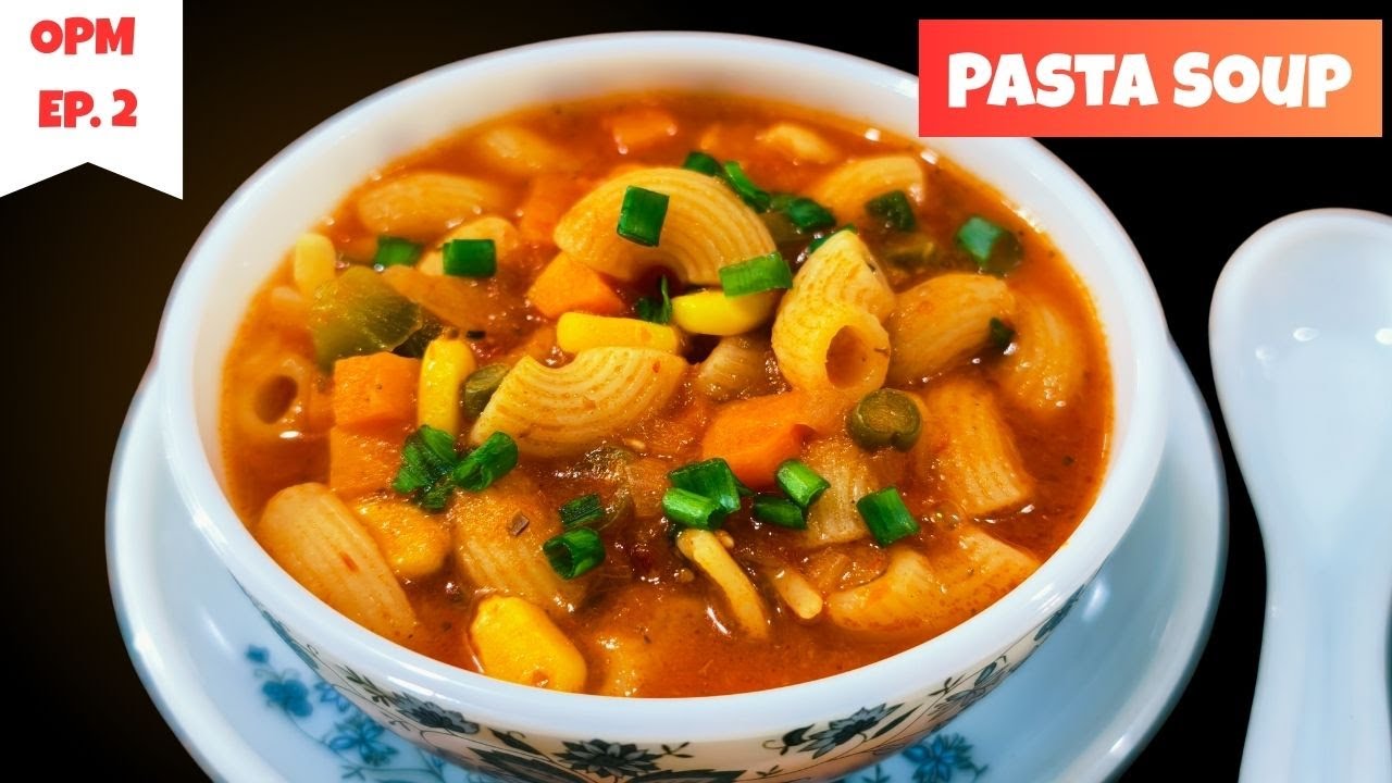 Healthy One-Pot Macaroni Soup 🌧️🍲| One Pot Meal Ep 2. | Veggie Pasta Soup Recipe | Monsoon Special
