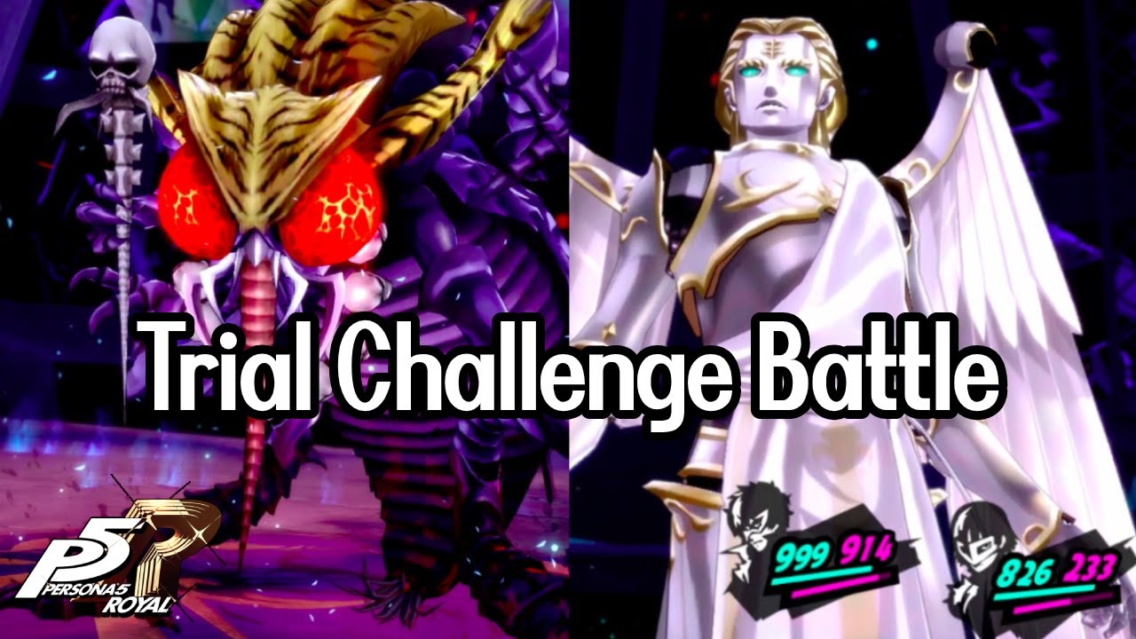 750K Beelzebub/Metatron Challenge Battle - Persona 5 Royal