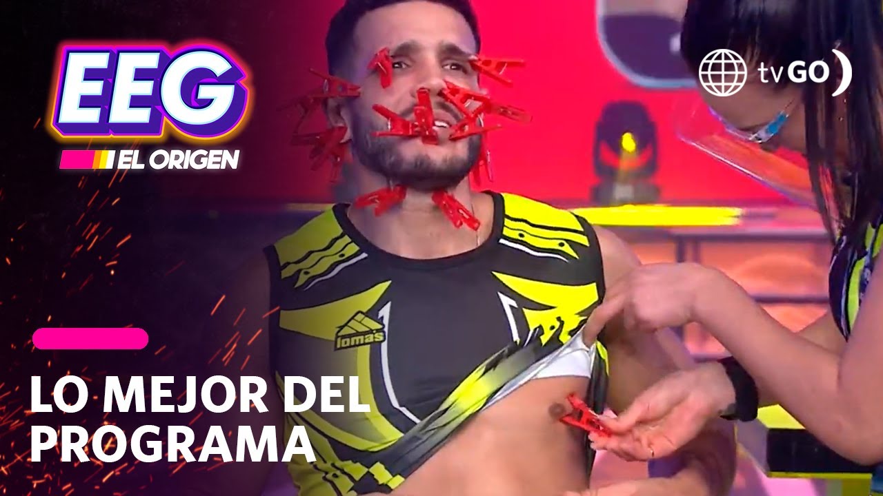 EEG El Origen: Angie Arizaga se atrevió a castigar a Mario Irivarren con ganchos en su cuerpo
