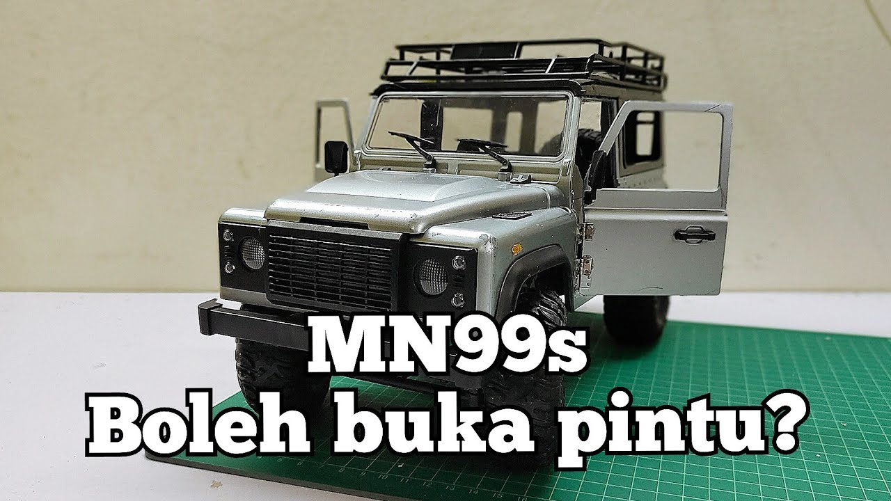 modified diy pintu mn99s buka tutup open close door modified for mn99s modified rc