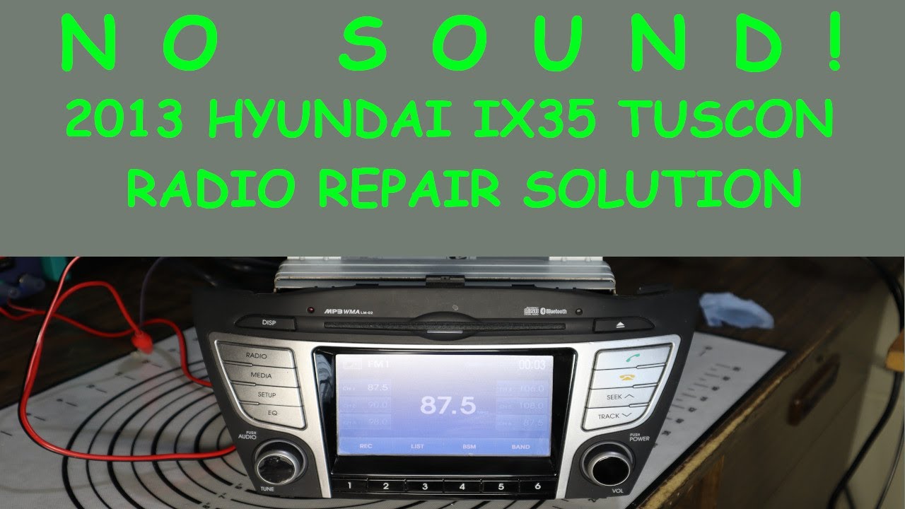 НЕТ ЗВУКА! Ремонт магнитолы Hyundai IX35 Tuscon LM-02 2013 года — окончательное решение!