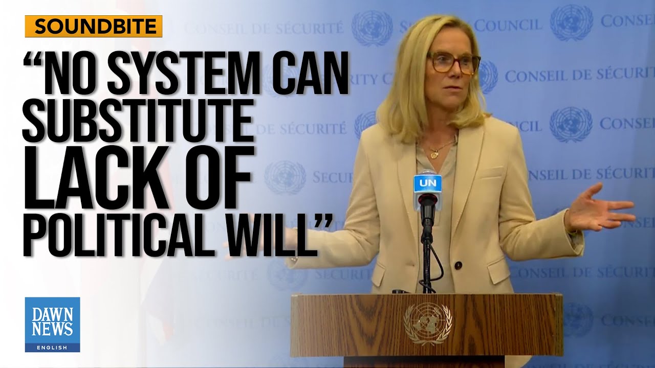 Sigrid Kaag Affirms No System Can Replace Absence of Political Will | Dawn News English