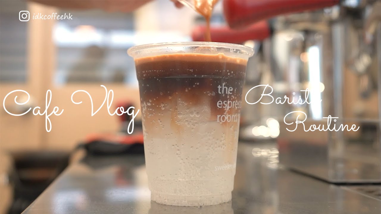 [ENG]Cafe vlog | HK barista routine | relax with 