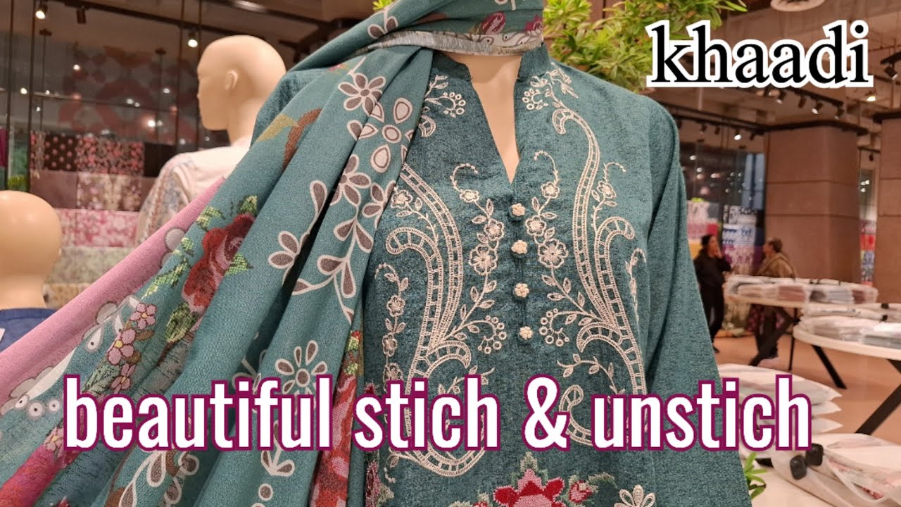 Khaadi New Collrction &hearts;️ | Khaadi Winter Stich & Unstich Collection &hearts;️ | Khaadi Sale