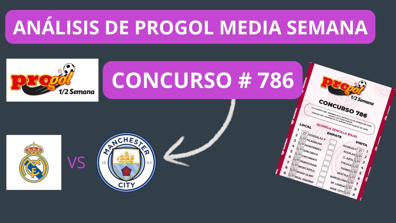 Análisis PROGOL MEDIA SEMANA #786 SUSCRÍBETE #LigaMx #AnálisisProgol #Progol #QuinielaProgol