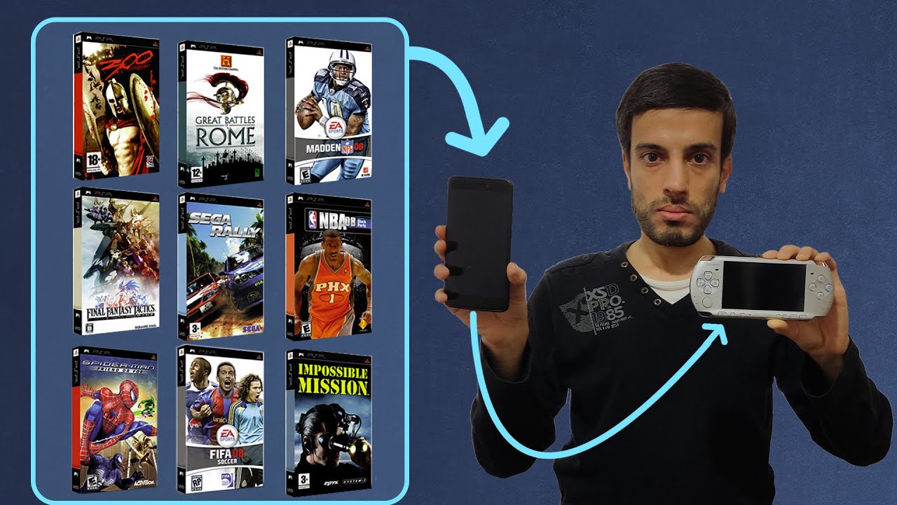 طريقة تثبيت الألعاب على الـ(PSP) من الهاتف