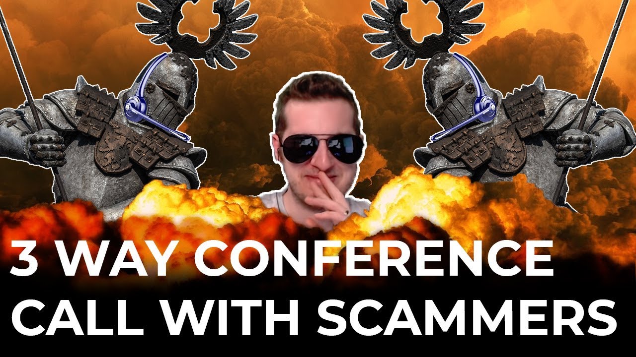 Angry Scammers Fight On Conference Call