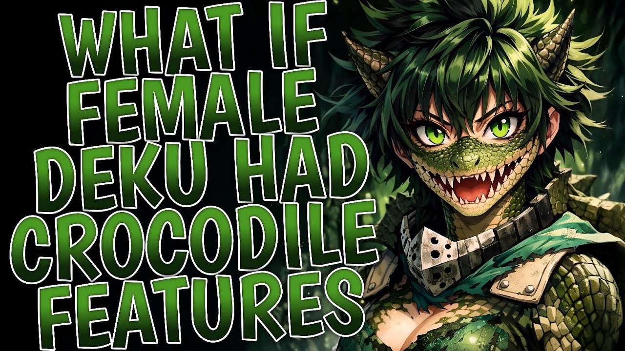 What If Female Deku Had Crocodile Features | Part 1