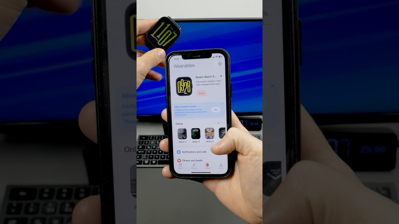 Redmi Watch 5 Active - How to Connect to Mi Fitness App